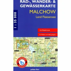 Fahrradkarten|Gewässerkarten^RAD-, WANDER- UND GEWÄSSERKARTE MALCHOW, LAND FLEESENSEE