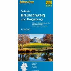 Clearance RADKARTE BRAUNSCHWEIG UND UMGEBUNG 1 : 75.000 - Fahrradkarte Fahrradkarten|Fahrradkarten