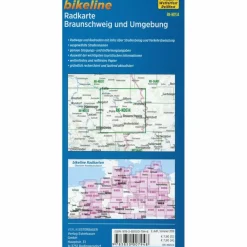 Clearance RADKARTE BRAUNSCHWEIG UND UMGEBUNG 1 : 75.000 - Fahrradkarte Fahrradkarten|Fahrradkarten