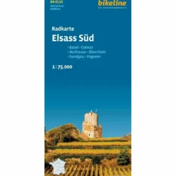 RADKARTE ELSASS SÜD - Fahrradkarte Fahrradkarten|Fahrradkarten