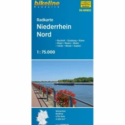 New RADKARTE NIEDERRHEIN NORD (RK-NRW03) - Fahrradkarte Fahrradkarten|Fahrradkarten