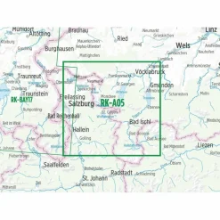Sale RADKARTE SALZKAMMERGUT - SALZBURGER SEENLAND (RK-A05) - Fahrradkarte Fahrradkarten|Fahrradkarten