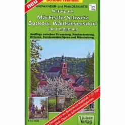RADWANDER- UND WANDERKARTE NATURPARK MÄRKISCHE SCHWEIZ - Wanderkarte Fahrradkarten|Wanderkarten Und Winterkarten
