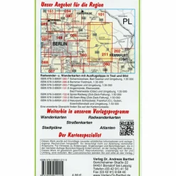 RADWANDER- UND WANDERKARTE NATURPARK MÄRKISCHE SCHWEIZ - Wanderkarte Fahrradkarten|Wanderkarten Und Winterkarten