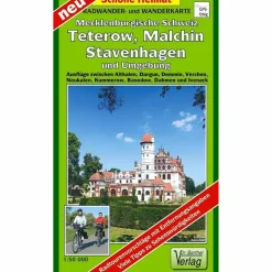 Outlet RADWANDER- UND WANDERKARTE MECKLENBURGISCHE SCHWEIZ, TETEROW Fahrradkarten|Wanderkarten Und Winterkarten