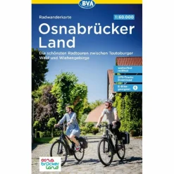 RADWANDERKARTE BVA RADWANDERN IM OSNABRÜCKER LAND 1:60.000 - Fahrradkarte Fahrradkarten|Fahrradkarten