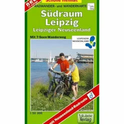 Fahrradkarten|Wanderkarten Und Winterkarten^RADWANDERKARTE SÜDRAUM LEIPZIG 1 : 50 00 - Wanderkarte