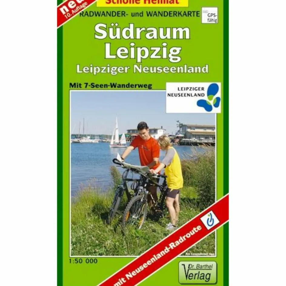 Fahrradkarten|Wanderkarten Und Winterkarten^RADWANDERKARTE SÜDRAUM LEIPZIG 1 : 50 00 - Wanderkarte