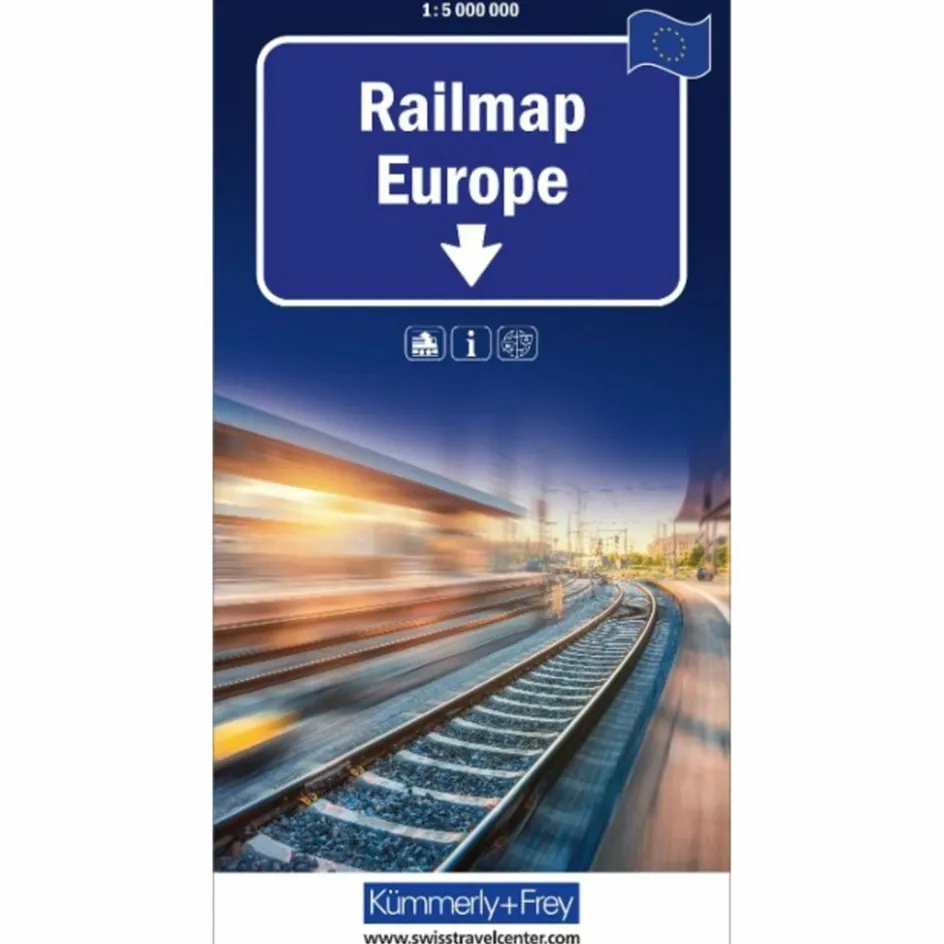 Straßenkarten|Straßenkarten^RAILMAP EUROPE 1:5MIO. - Karte