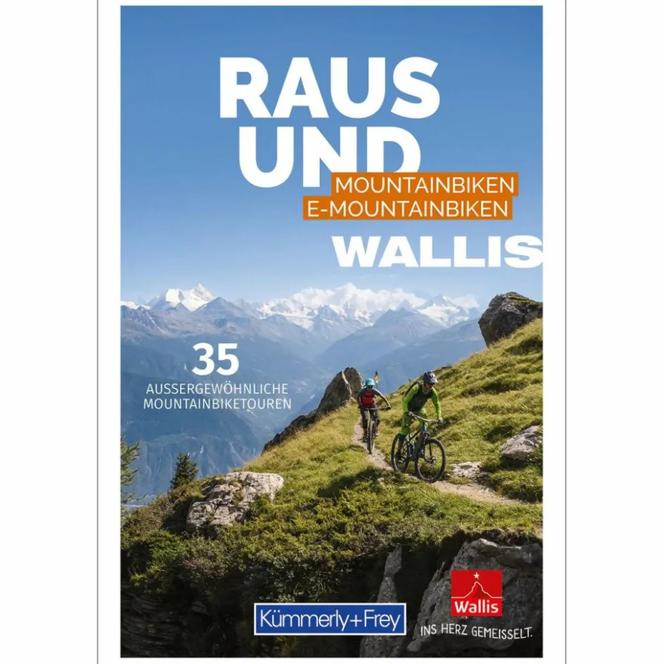 Radwanderführer Und Mountainbikeführer^RAUS UND MOUNTAINBIKEN WALLIS