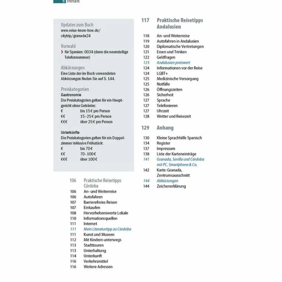 Discount REISE KNOW-HOW CITYTRIP GRANADA, SEVILLA, CÓRDOBA - Reiseführer Reiseführer Südeuropa