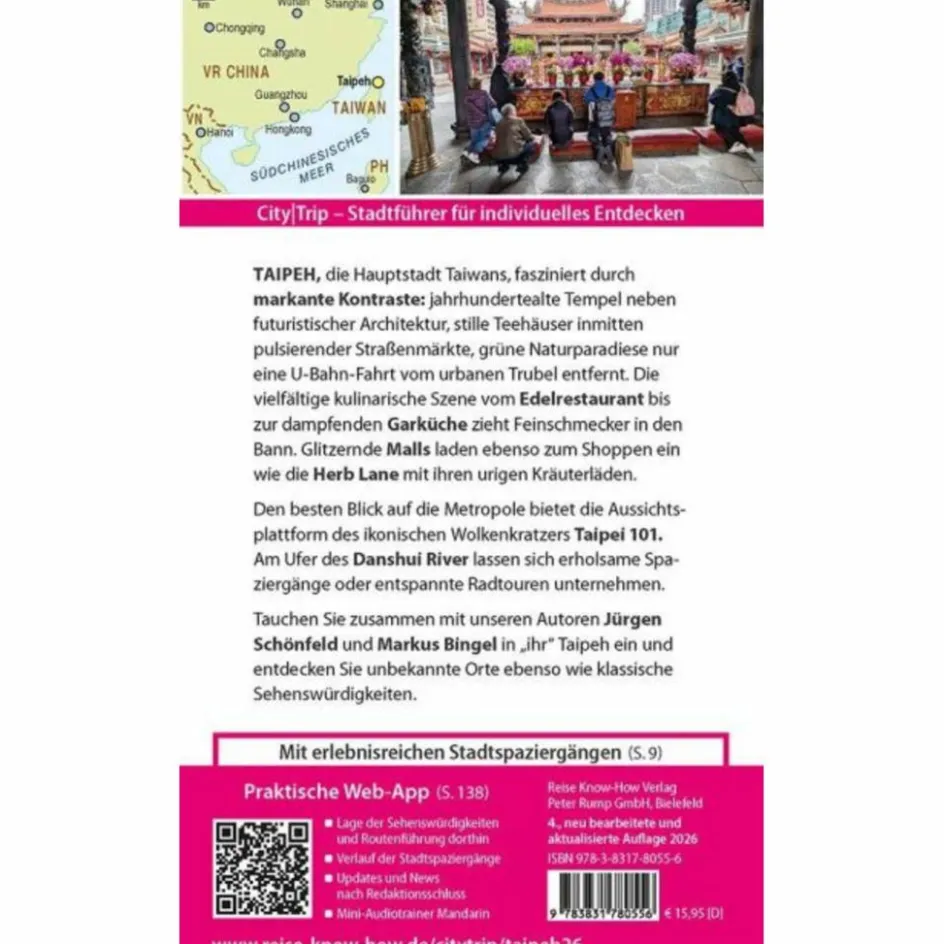 Clearance REISE KNOW-HOW CITYTRIP TAIPEH - Reiseführer Reiseführer Ostasien