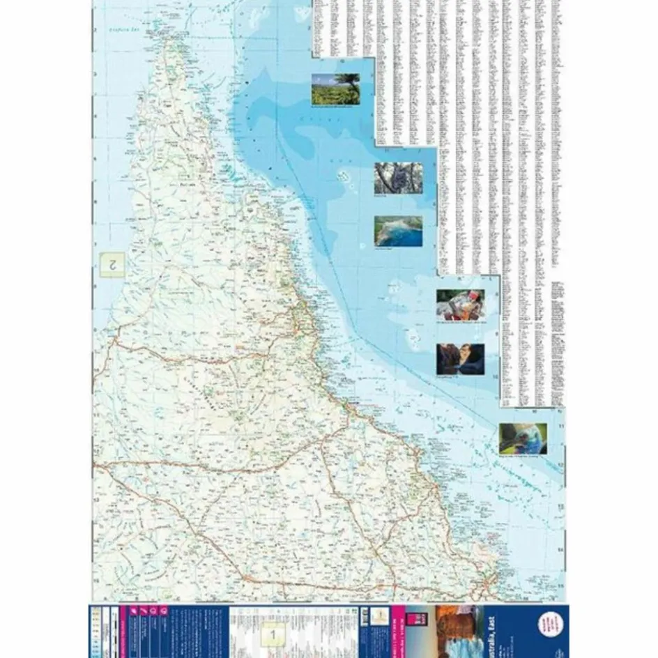 Straßenkarten|Straßenkarten^REISE KNOW-HOW LANDKARTE AUSTRALIEN, OST - Straßenkarte