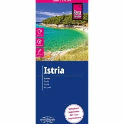 New REISE KNOW-HOW LANDKARTE ISTRIEN / ISTRIA (1:70.000) - Straßenkarte Straßenkarten|Straßenkarten