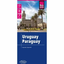 Straßenkarten|Straßenkarten^REISE KNOW-HOW LANDKARTE URUGUAY, PARAGUAY (1:1.200.000) - Karte