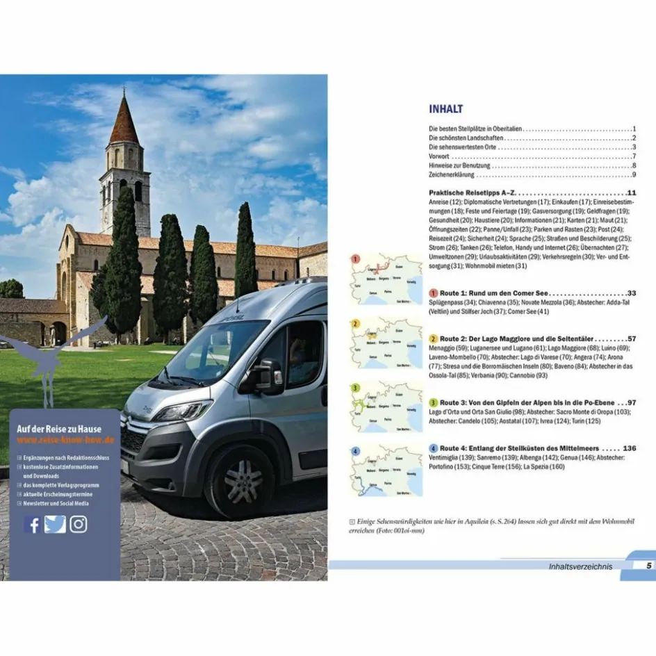Wohnmobilreiseführer^REISE KNOW-HOW WOHNMOBIL-TOURGUIDE OBERITALIEN - Reiseführer