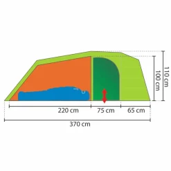 Rejka 2-Personen-Zelte|3-Jahreszeiten-Zelte^ANTAO II LIGHT XL UL - Tunnelzelt