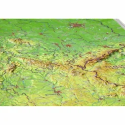Wandkarten Und Poster^RELIEF DEUTSCHLAND 1:2.4 MIO MIT HOLZRAH - Karte