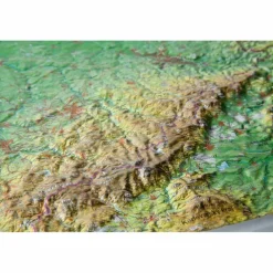 Online RELIEFKARTE SACHSEN KLEIN 1 : 650.000 - Karte Wandkarten Und Poster