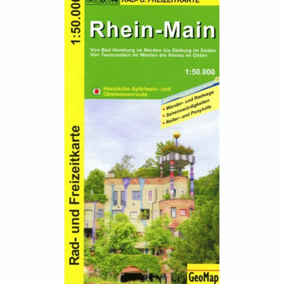 Fahrradkarten|Wanderkarten Und Winterkarten^RHEIN-MAIN RAD- UND FREIZEITKARTE 1:50 000
