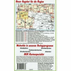 Fahrradkarten|Wanderkarten Und Winterkarten^RHÖN, KREUZBERG, BISCHOFSHEIM UND UMGEBU - Wanderkarte