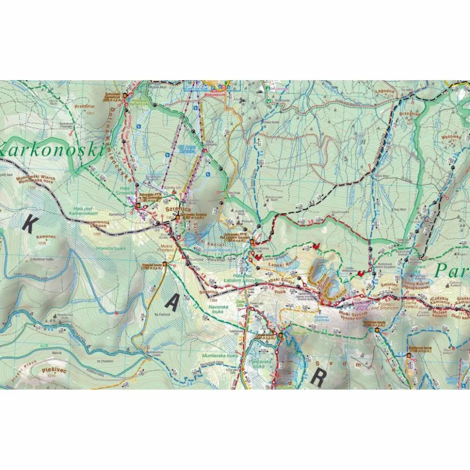 Fahrradkarten|Wanderkarten Und Winterkarten^RIESENGEBIRGE - ISERGEBIRGE