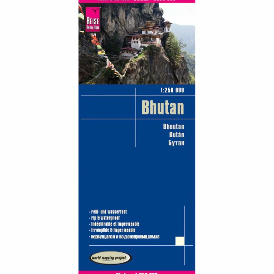 Online RKH WMP BHUTAN 1 : 250.000 - Straßenkarte Straßenkarten|Straßenkarten