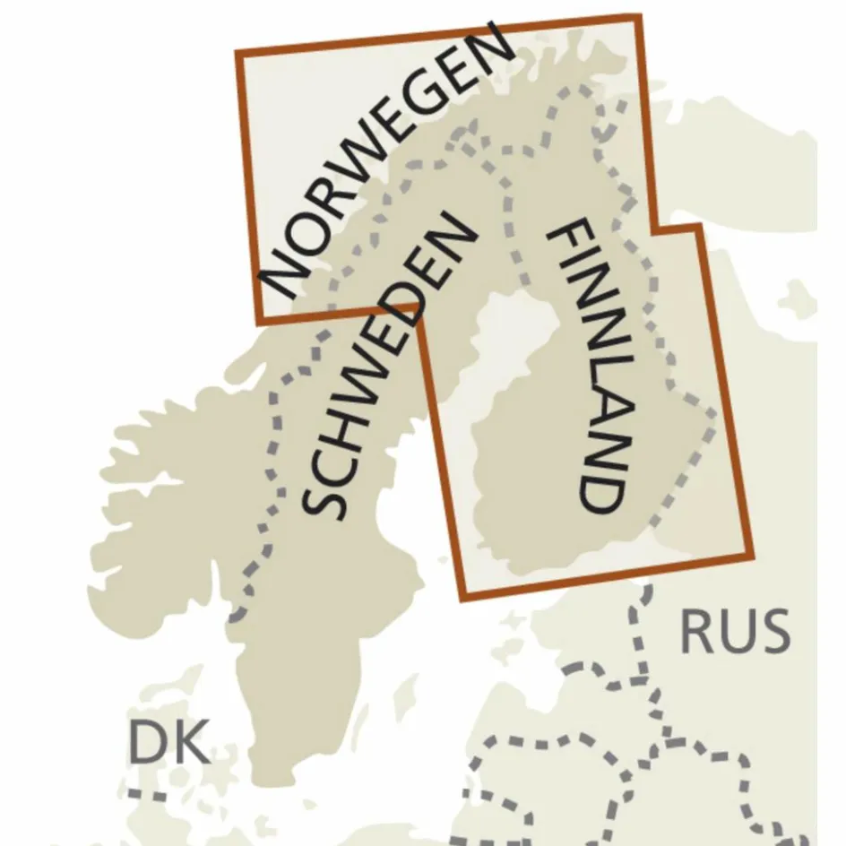 Online RKH WMP FINNLAND UND NORDSKANDINAVIEN - Straßenkarte Straßenkarten|Straßenkarten