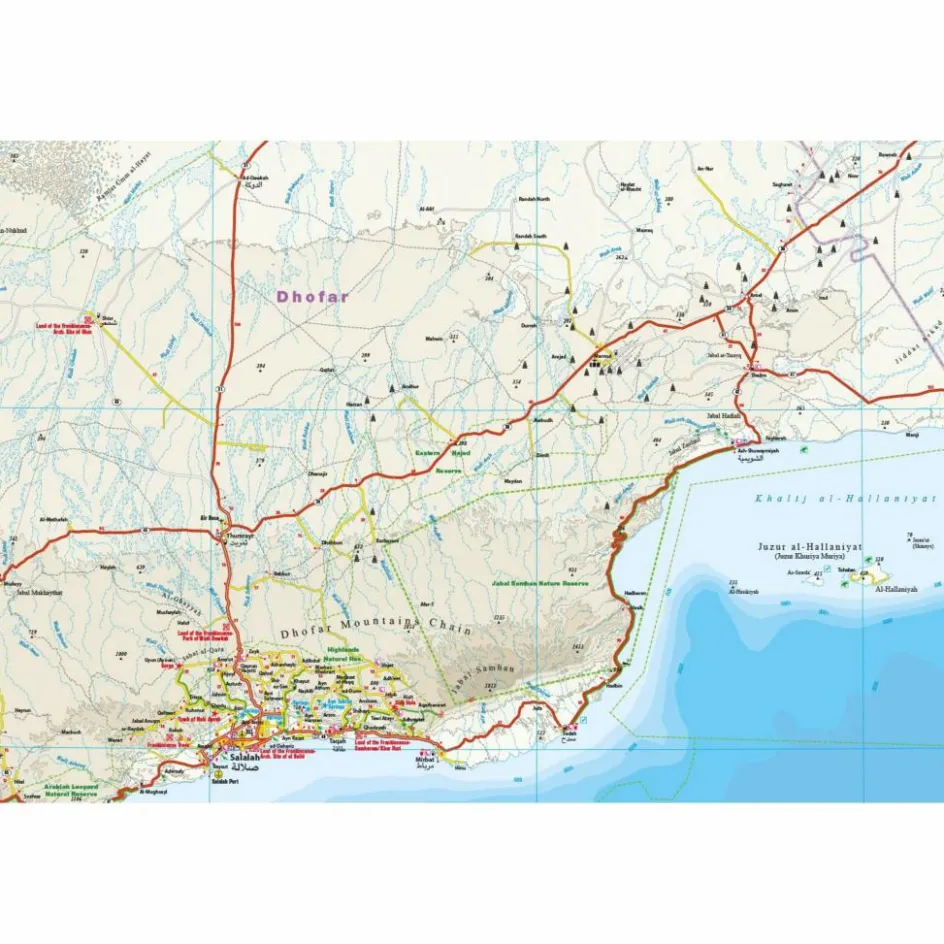 New RKH WMP OMAN 1 : 850.00 - Straßenkarte Straßenkarten|Straßenkarten
