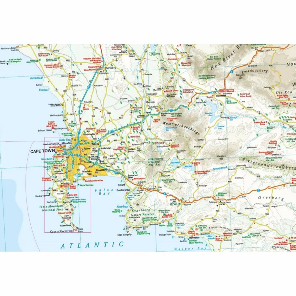 New RKH WMP SÜDAFRIKA KAPREGION 1:500.000 - Straßenkarte Straßenkarten|Straßenkarten