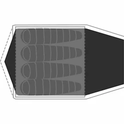 Clearance UNTERLAGE LAGO FLEX 4 - Zeltplane Zeltzubehör