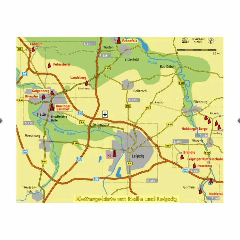 Sportklettern: Kletterführer, Training Und Techniken^ROTGELBES FELSENLAND - Kletterführer