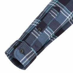 Hot LIEBACK ORGANIC COTTON FLANNEL L/S Herren - Flanellhemd Herren Hemden