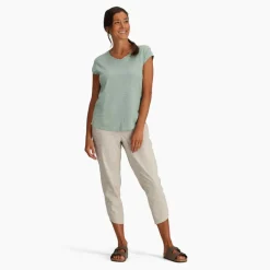 New VACATIONER V-NK S/S Damen - T-Shirt Damen Shirts Und Tops