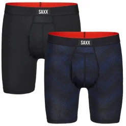 Herren SAXX Unterwäsche^MULTI-SPORT MESH BOXER BRIEF FLY 2PK Herren - Funktionsunterwäsche
