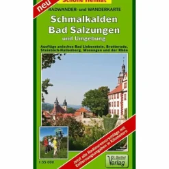 Fahrradkarten|Wanderkarten Und Winterkarten^SCHMALKALDEN, BAD SALZUNGEN UND UMGEBUNG - Wanderkarte