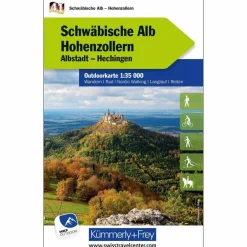 Best SCHWÄBISCHE ALB - HOHENZOLLERN NR. 41 OUTDOORKARTE - Wanderkarte Wanderkarten Und Winterkarten|Wanderkarten Und Winterkarten