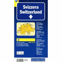 Straßenkarten|Straßenkarten^SCHWEIZ TCS STRASSENKARTE 1:301 000