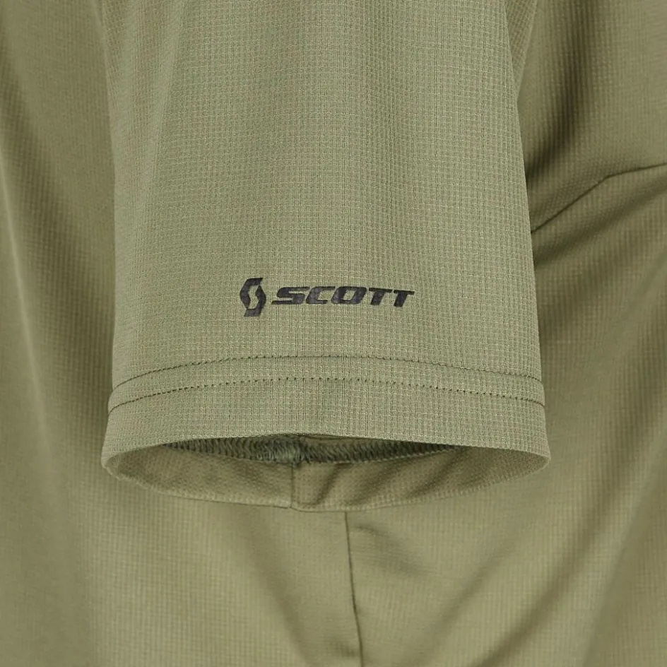 Herren Scott Shirts Und Tops^SCO TEE M'S TRAIL VERTIC ZIP SS Herren - Funktionsshirt