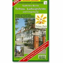 Fahrradkarten|Wanderkarten Und Winterkarten^SÜDLICHES BERLIN - TELTOW, LUDWIGSFELDE - Wanderkarte