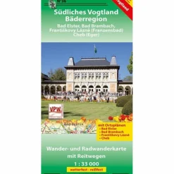 Outlet SÜDLICHES VOGTLAND - BÄDERREGION BAD ELSTER - BAD BRAMBACH - Wanderkarte Wanderkarten Und Winterkarten|Wanderkarten Und Winterkarten