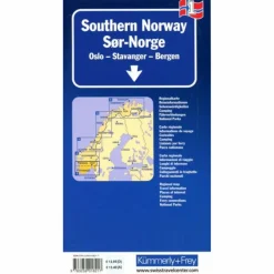 Clearance SÜD-NORWEGEN NR. 01 REGIONALKARTE NORWEGEN 1:335 000 - Straßenkarte Straßenkarten|Straßenkarten