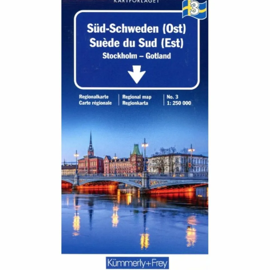 Straßenkarten|Straßenkarten^SÜD-SCHWEDEN (OST) NR. 03 REGIONALKARTE SCHWEDEN 1:250 000 - Straßenkarte