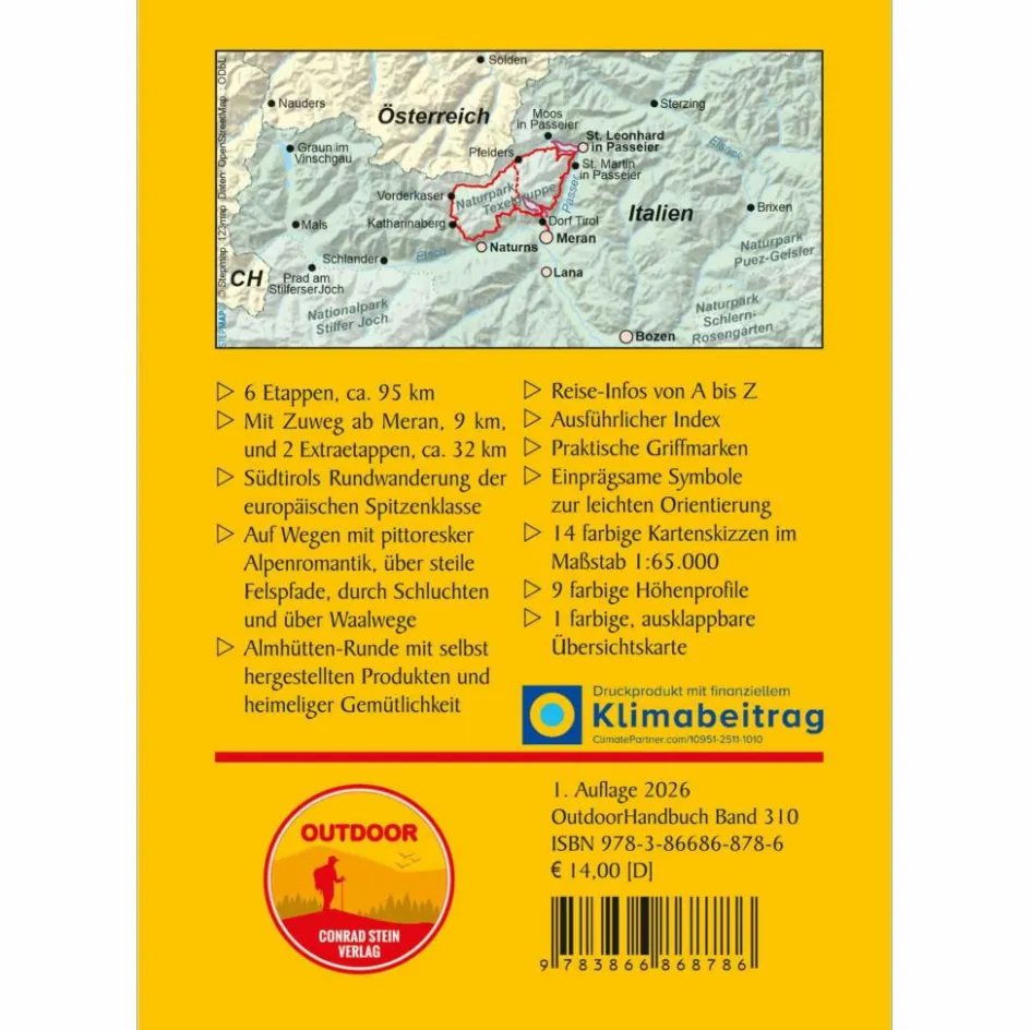 Hot SÜDTIROL: MERANER HÖHENWEG - Wanderführer Wanderführer