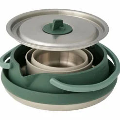 Online DETOUR STAINLESS STEEL KETTLE COOK SET - [2P] [3 PIECE] - Kaffeekessel Campingtöpfe Und Campinggeschirr