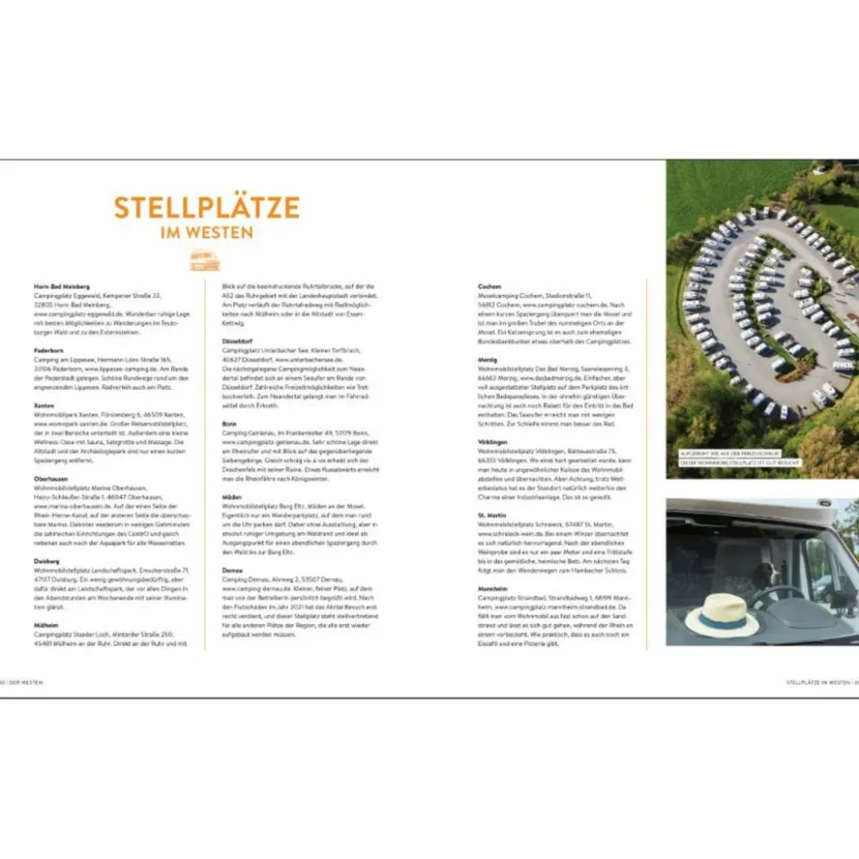 Wohnmobilreiseführer^SECRET PLACES DEUTSCHLAND MIT DEM WOHNMOBIL - Reiseführer