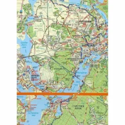 Fahrradkarten|Wanderkarten Und Winterkarten^66-SEEN-WEG UM BERLIN, ZICK-ZACK-KARTE - Wanderkarte