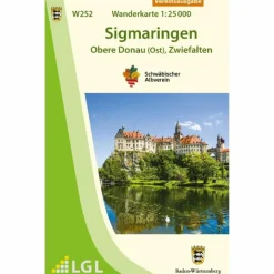 Wanderkarten Und Winterkarten|Wanderkarten Und Winterkarten^SIGMARINGEN - OBERE DONAU (OST), ZWIEFALTEN 1:25.000 - Wanderkarte
