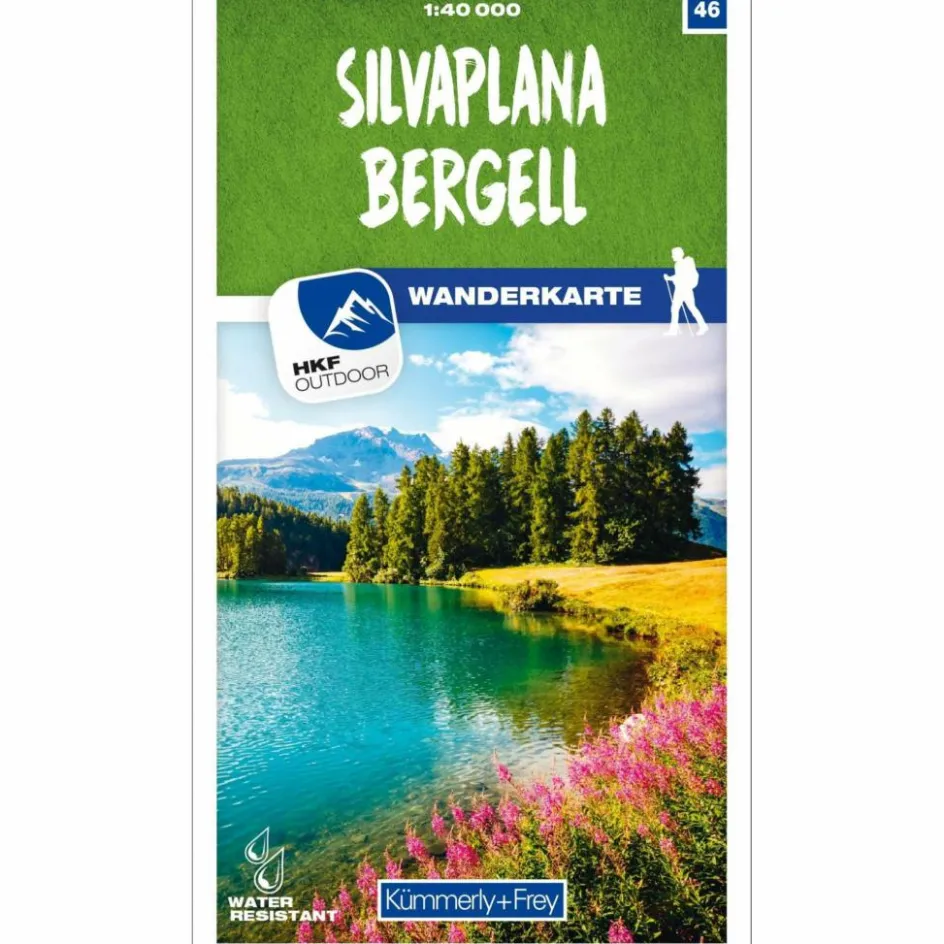 Wanderkarten Und Winterkarten|Wanderkarten Und Winterkarten^SILVAPLANA - BERGELL 46 WANDERKARTE 1:40 000 MATT LAMINIERT