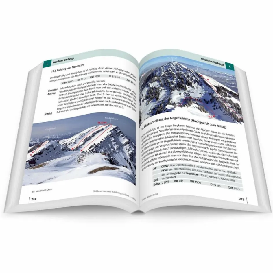 Online SKITOURENFÜHRER ALLGÄUER ALPEN Wintersportführer